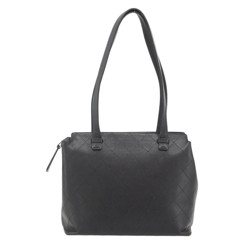 Chanel Matelasse Tote Bag Caviar Dark Brown